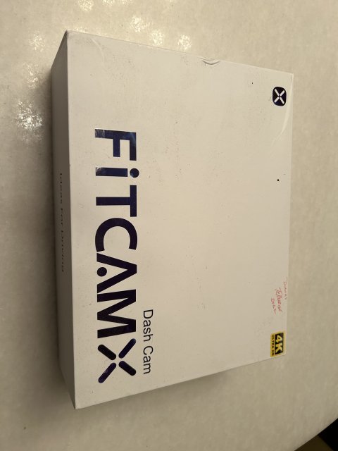 FITCAMX Dash Cam w rear camera
